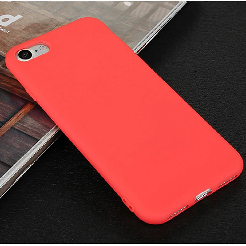 KaiNuEn роскошный ударопрочный Красный Мягкий ТПУ чехол для телефона etui, coque, чехол, чехол для apple iphone 6 6s plus s 6plus силиконовые аксессуары