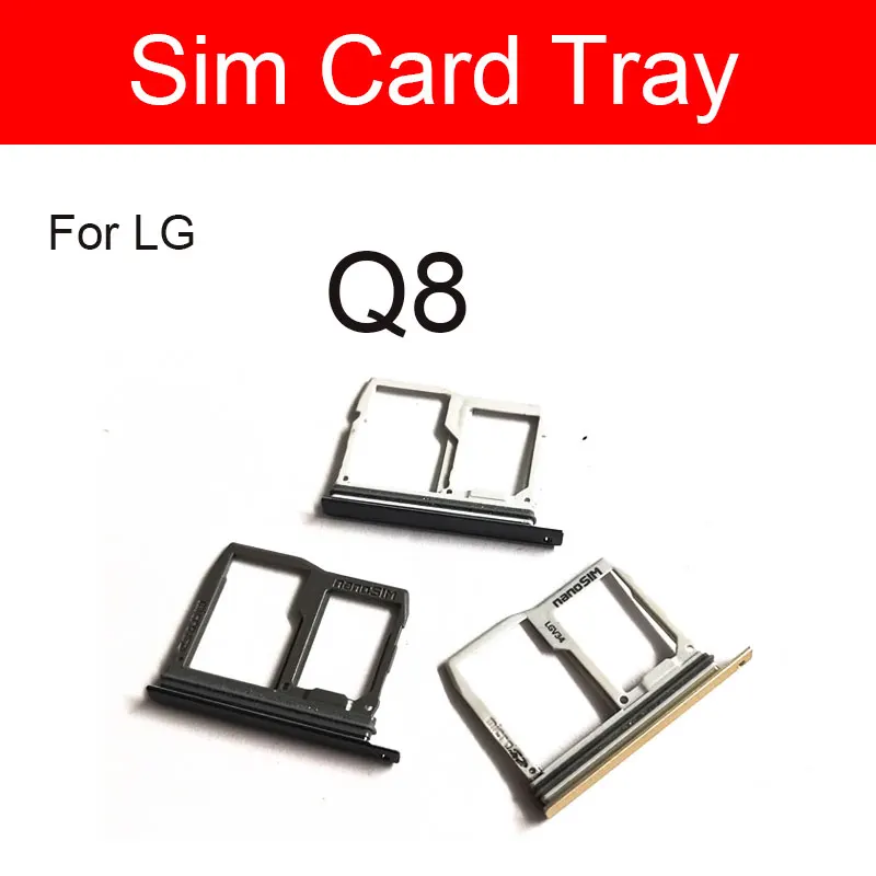 Держатель лотка для Sim карты LG Q8 H970 устройство чтения Micro SD карт слот гибкий