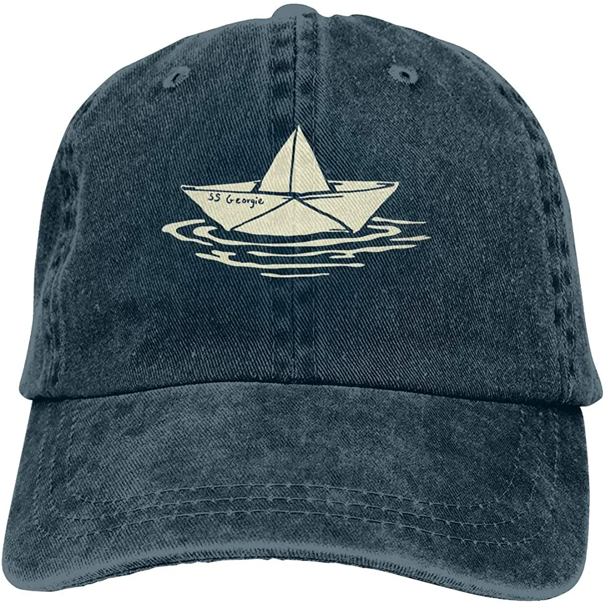 

DianaLHodge Unisex Float S.S. Georgie Casquette Trend Denim Cowboy Cap Black