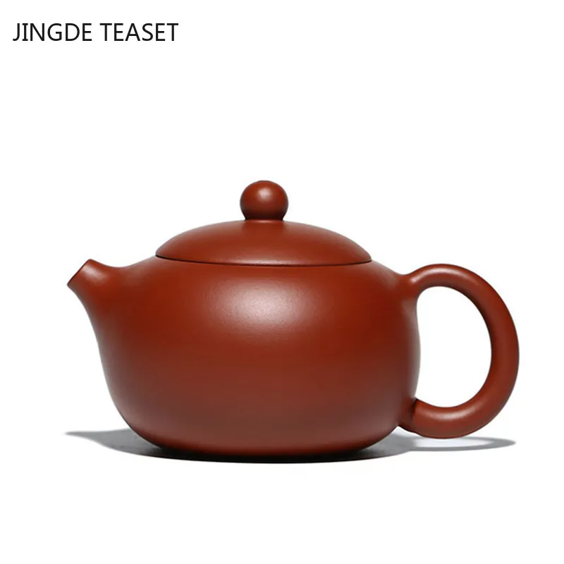 

Chinese Yixing Tea Pot Purple Clay Xishi Teapots Raw ore Purple mud Handmade beauty kettle Customized gifts Authentic 230ml
