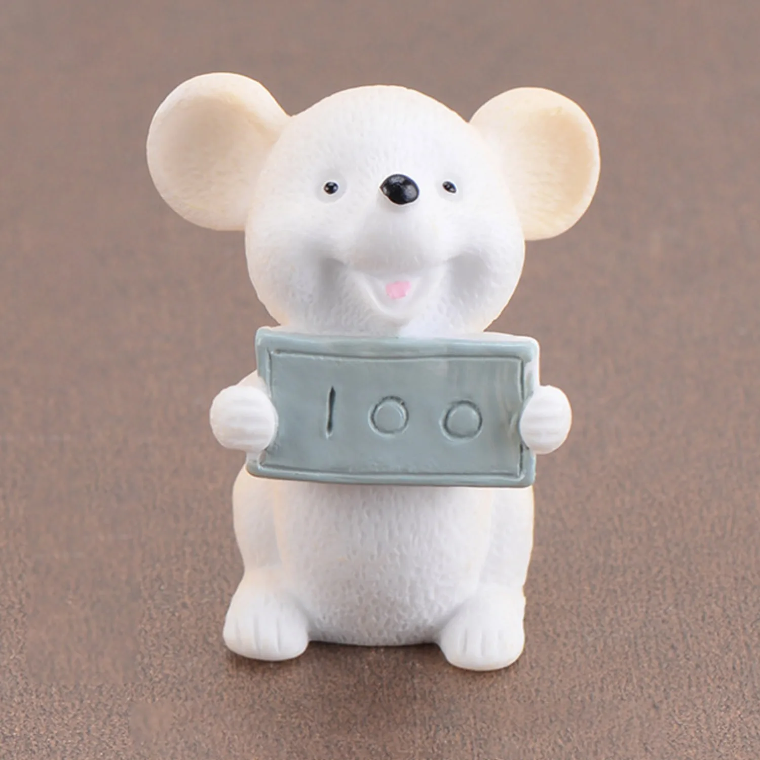 8 шт. милые фигурки мышей из смолы монета крыса на удачу настольные украшения