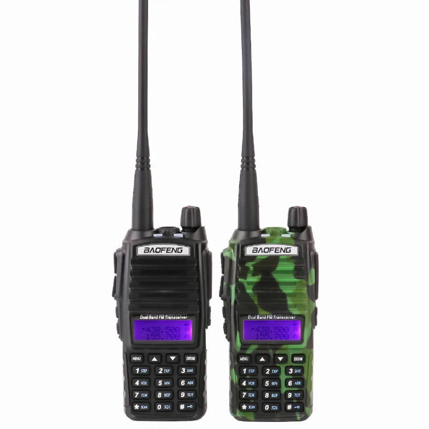 2 шт BaoFeng UV-82 для переносного приемо-передатчика 5W U/V Baofeng UV 82 Портативный иди и