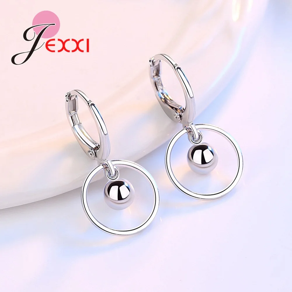 Женские Висячие серьги в Корейском стиле из стерлингового серебра 925 пробы