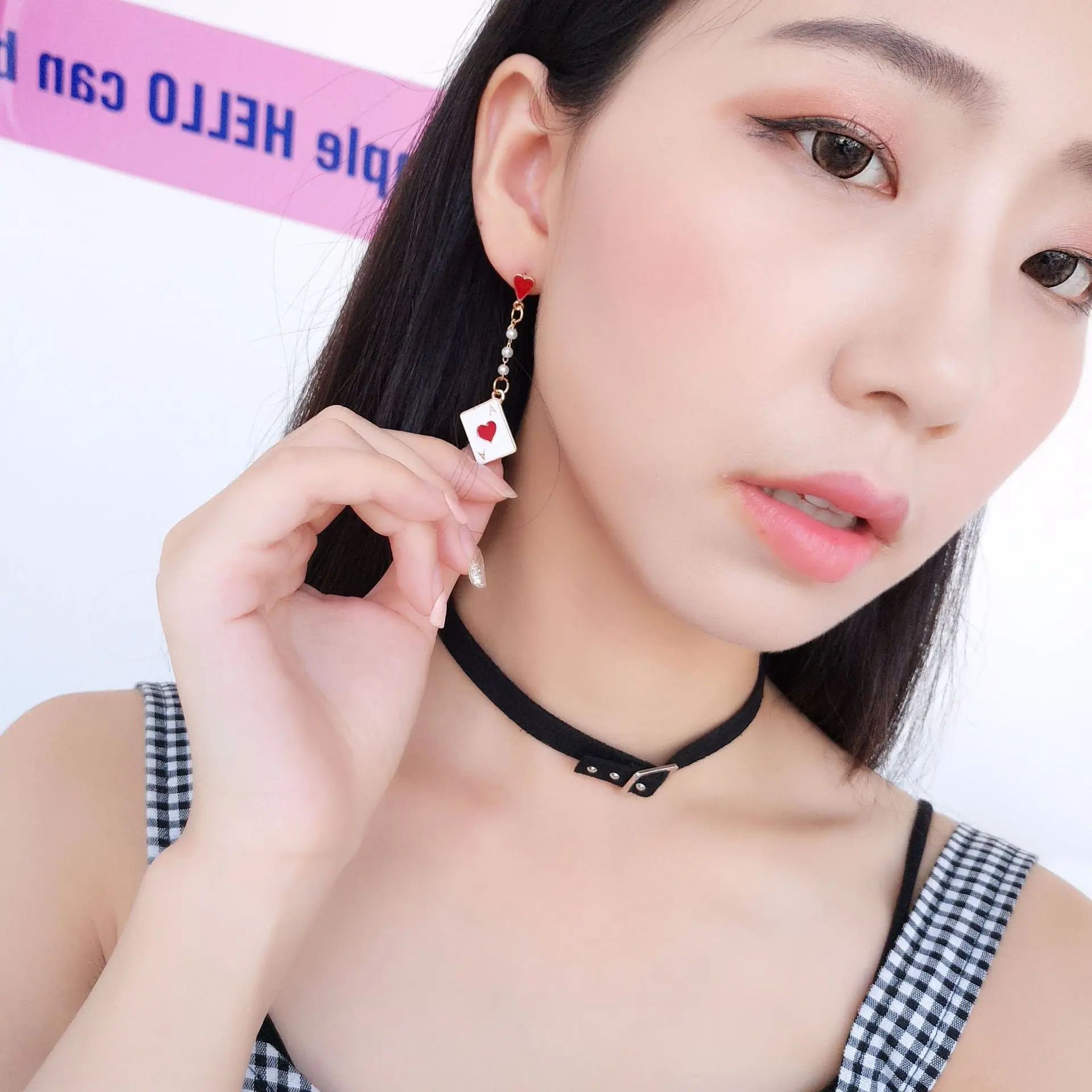 Корейские девушки Алиса мечта часы покер милые Асимметричные гипоаллергенные