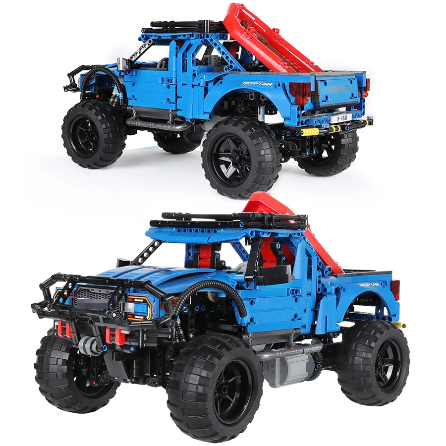 

High-tech 1630pcs Non-RC Raptor Pickup Off-Road Truck 1343PCS G500 Vehicle Building Blocks SUV Bricks Children Toys Kids Gifts