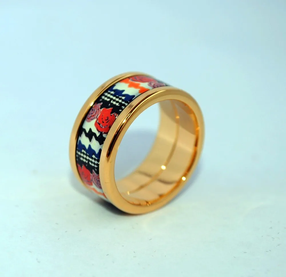 

Cloisonne enamel ring