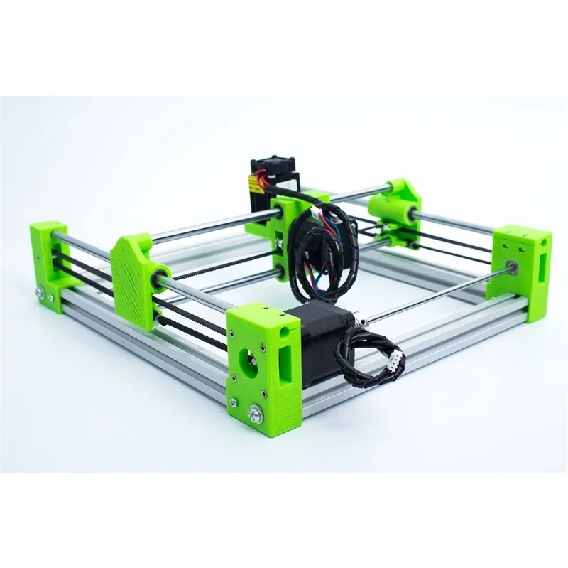 Разобранный синий фиолетовый 2017 мини лазерная гравировальная машина 3D печать