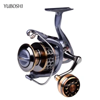 yuboshi brand 2000 7000 series 5 115 21gear ratio spinning reel metal spool leftright hand interchangeable fishing coil