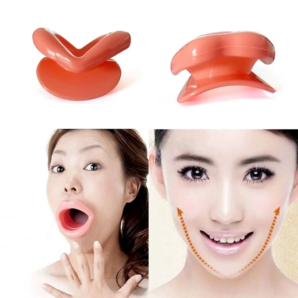 

Face Slimmer Face Lifting Sliming Tool V Face Shaper Mouthpiece Muscle Exercise Anti Wrinkle Mouth Massager Exerciser Face Care