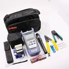 FTTH Набор инструментов для оптического волокна с оптоволокно Мощность метр прибор для визуального определения повреждения прибор для тестирования оптоволокна FC-6S Миллер плоскогубцы для зачистки проводов