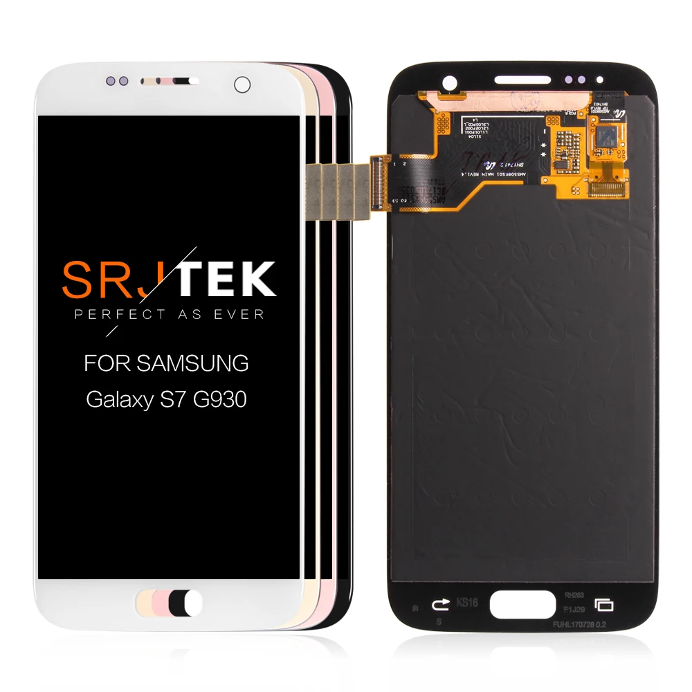 Купи IPS/OLED/AMOLED 5, 1 "для SAMSUNG Galaxy S7 G930 G930F G930A SM-G930 ЖК-дисплей сенсорный экран дигитайзер G930 запасные части за 3,919 рублей в магазине AliExpress