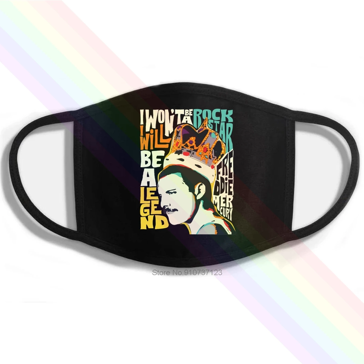 Меркьюри я не буду рок звезды легендой печать стирающаяся дышащая многоразовая