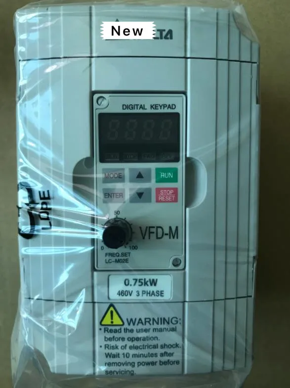 VFD007M43B 0.75KW 380V новый драйвер двигателя переменного тока в коробке|Пульты ДУ| |