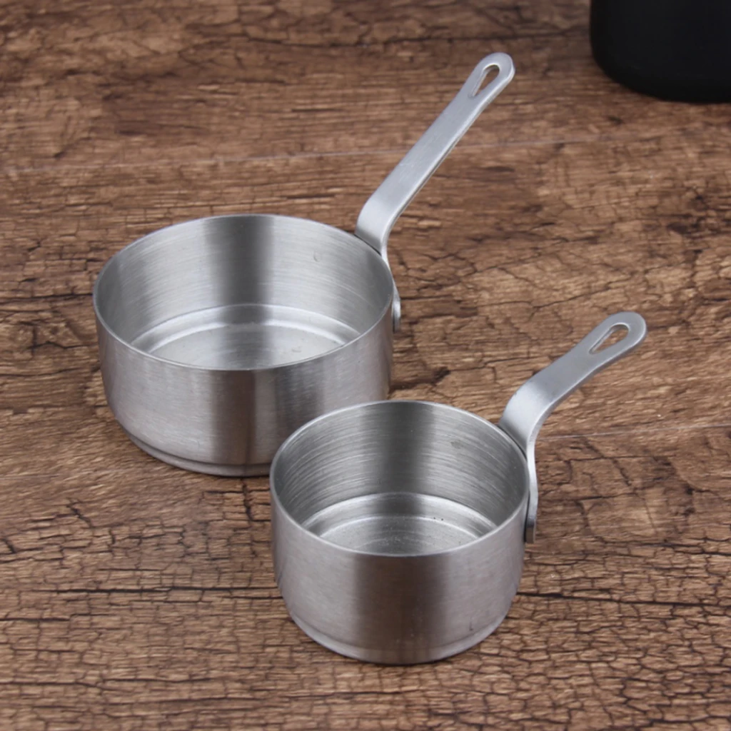 2pcs Nonstick Metal Cookware Kitchen Saucepan Sauce Pan Cooking Milk Pot Kit | Дом и сад
