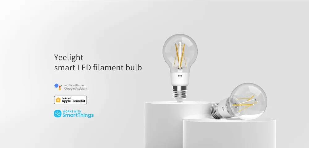 Новейшая модель; для спортивной камеры Xiao mi Yeelight Смарт светодиодный лампы 700 люмен 6 Вт E27 лампой накаливания, умная лампа для mi Home приложение Apple Homekit Google Assistant