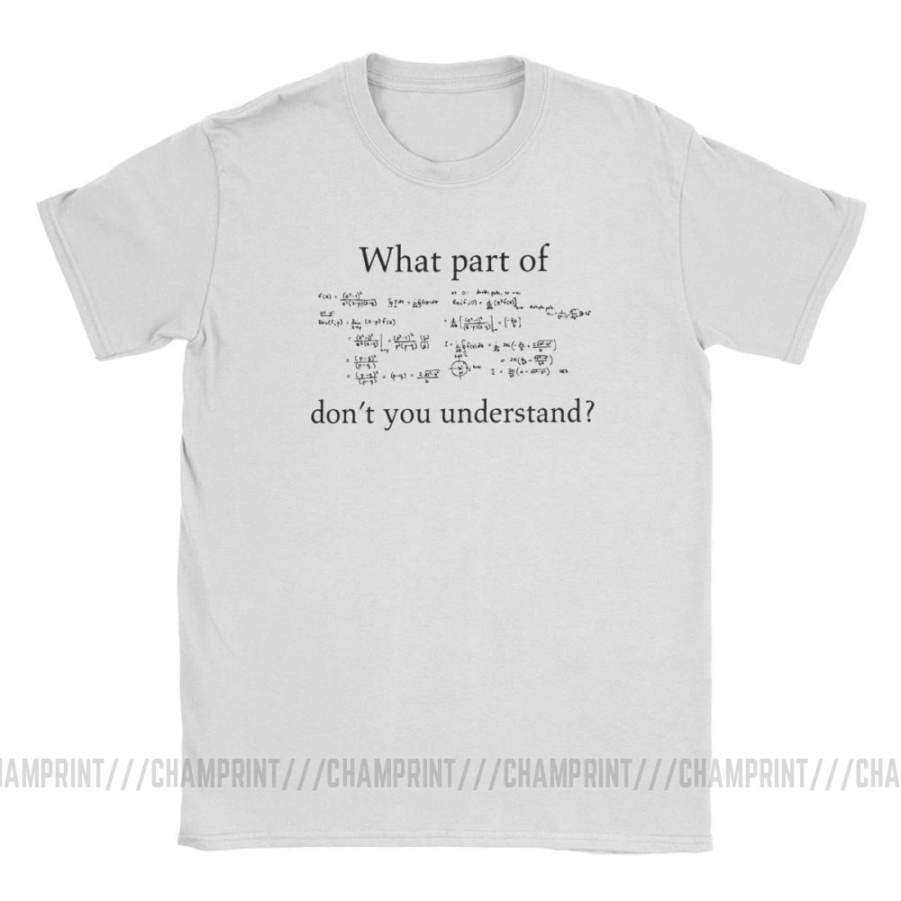 What Part Don't You Survey Math, модные футболки для мужчин, с юмором, умник, короткий рукав, футболки, хлопок, футболка с круглым вырезом