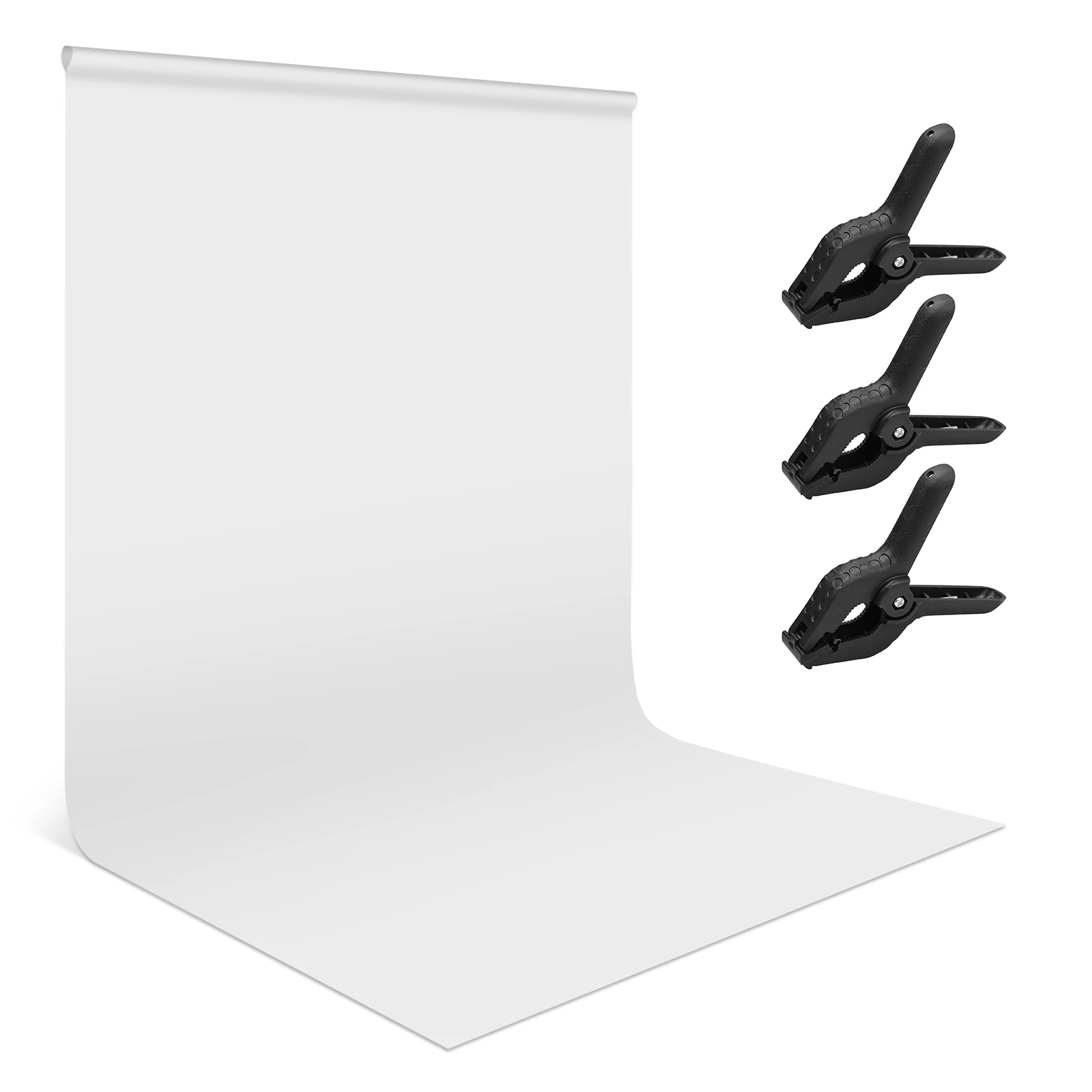 

Andoer 3 * 3.6m Photography Background Screen Portrait Photography Backdrops Photo Studio Props Durable with 3 Backdrop Clamps