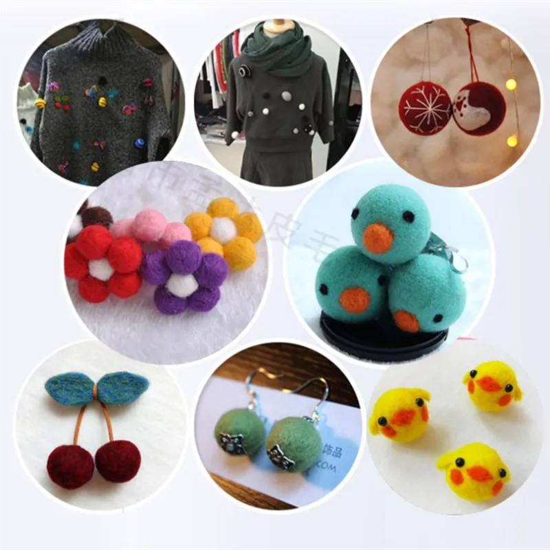 2 шт. шерстяные войлочные милые животные Лось поделки для детей ручной работы