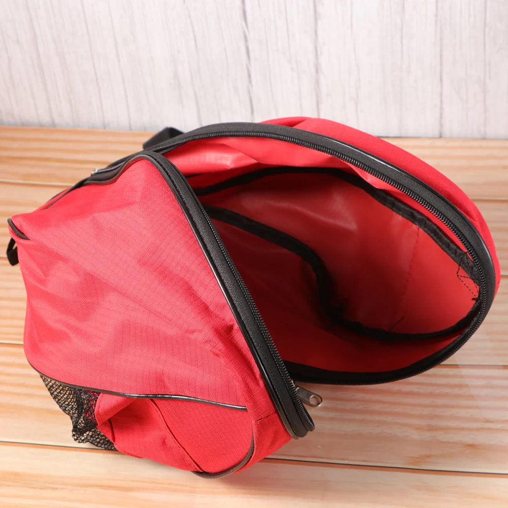 

Soccer Balls Storage Bag Drawstring PVC Zippered Bag 23-24cm Basketball Storage Pouch Shoulder Bag for Sports Game (Blue)