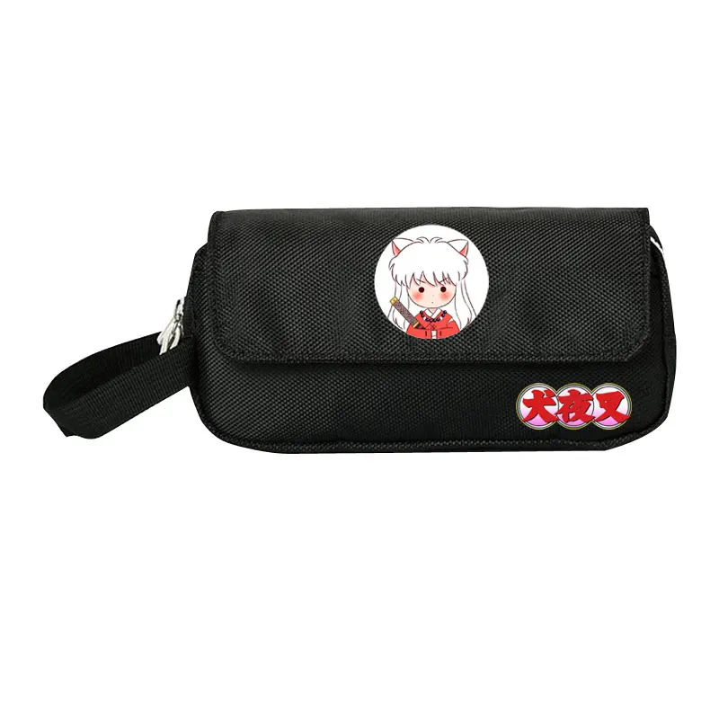 

Чехол-карандаш с 3D рисунком аниме Inuyasha, сумка для ручек Higurashi Kagome Naraku Sesshoumaru, школьная оксфордская сумка для косплея
