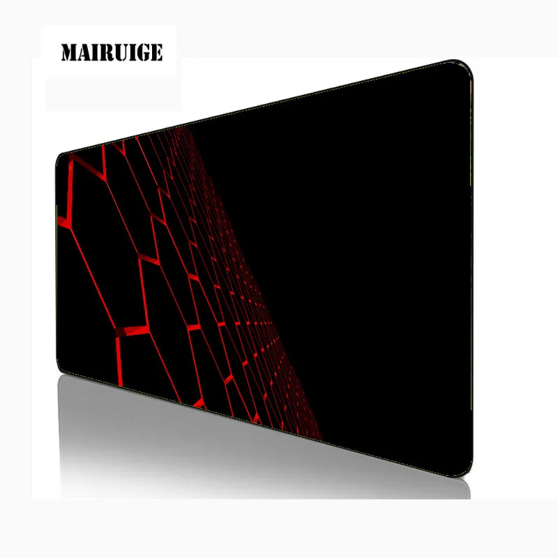 

XGZ 400*900mm Luminous Digital Art Gaming Computer Large Pink Mouse Pad Gamer Locking Edge Keyboard XXL DeskMat PC MiceMats