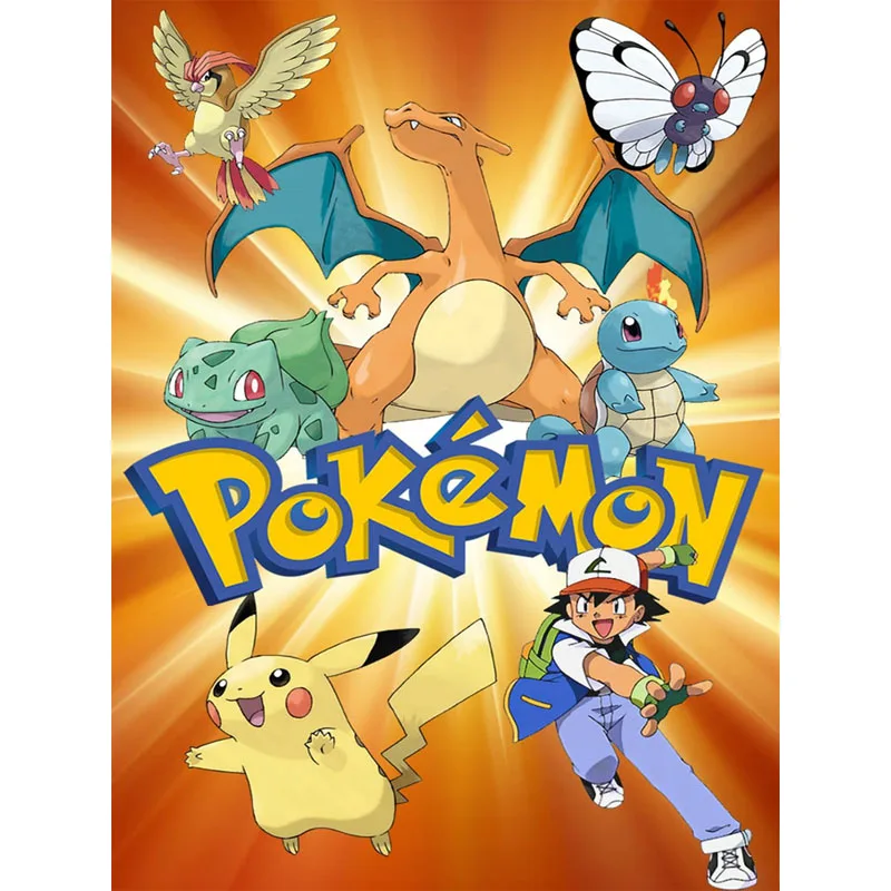 

Full 5D Diamond Painting Cartoon Pokemon Anime Elf Embroidery Mosaic Square Rhinestone Crafts Gift Art Decoration
