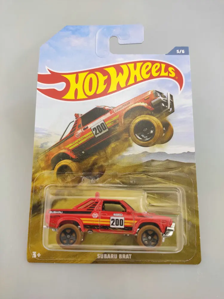SUBARU BRAT Hot Wheels(98 SUBARU IMPREZA 22B STi)(95 SUBARU SVX)(SUBARU WRX STI)(SUBARU BRAT) металлическая литая модель 1: 64 Автомобиль - Цвет: SUBARU BRAT
