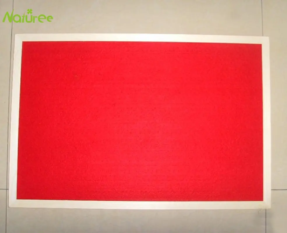Самоклеящаяся бархатная подкладка для ювелирных изделий красного цвета 45 см * 1