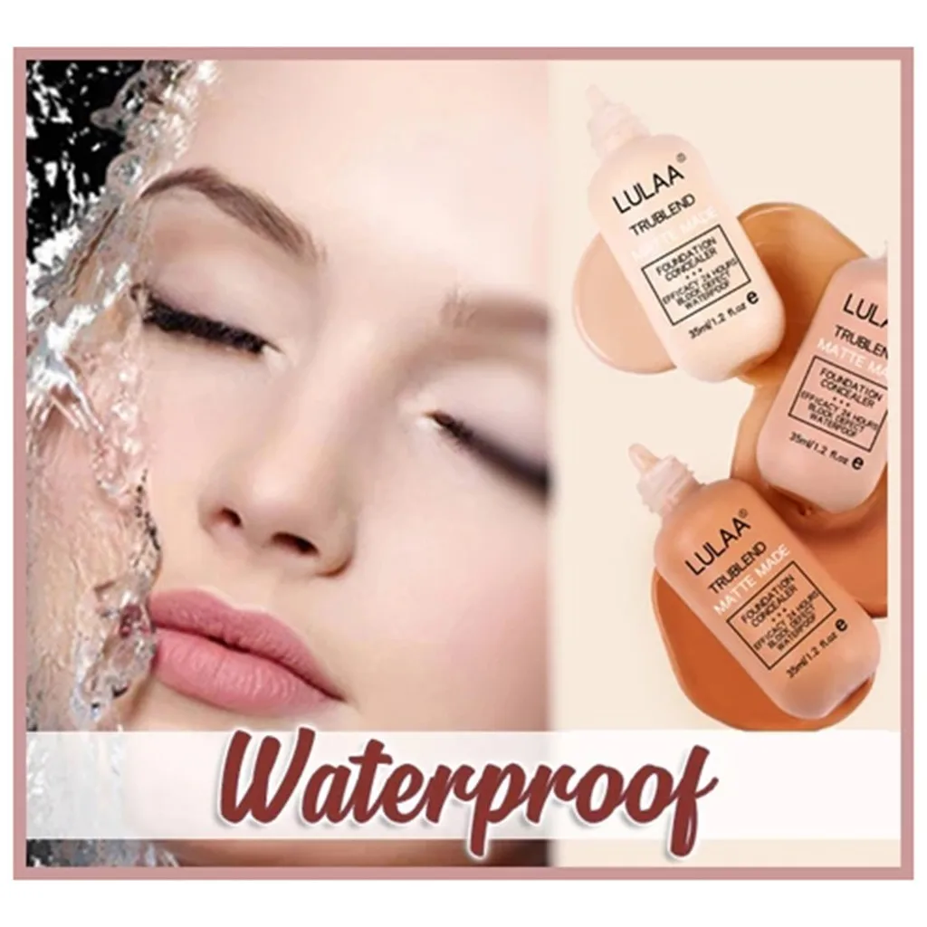 Новое качество 65 г тональный крем витамин е долговечный Матовый жидкий