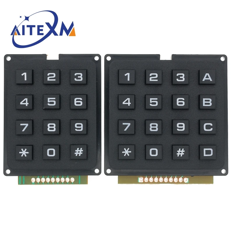 Модуль матричного переключателя для клавиатуры Arduino 3*4 4*4 ABS пластик 4x4 3x4 12 16