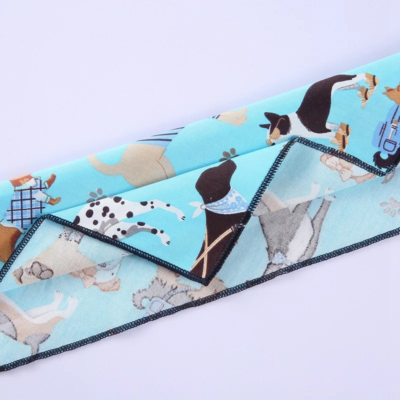 

Cartoon Printed Pet Bandanas Dog Accessories Pet Scarf Pet Bandana For Dog Cotton Washable Bow Ties Collar Cat Dog Scarf Collar