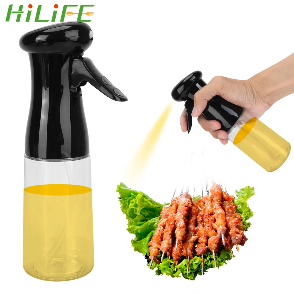 

HILIFE 210 мл пластиковые Кухонные инструменты для домашнего приготовления барбекю гриль для выпечки уксус Распылитель распылитель масла спре...