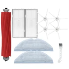 Запчасти для Xiaomi Roborock S7 T7, сменные детали, аксессуары для очистки, основная и боковая щетки, насадка на швабру, тряпка, фильтр НЕРА