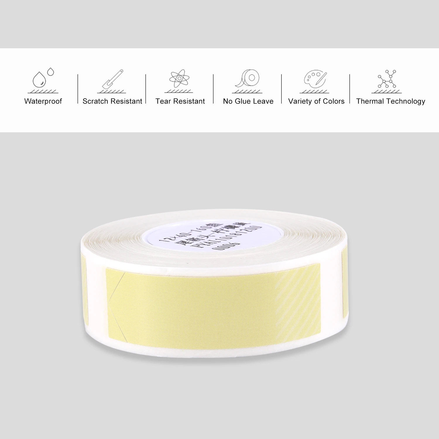 Термобумага для печати этикеток и имени водонепроницаемая стойкая к ржавчине 12*40