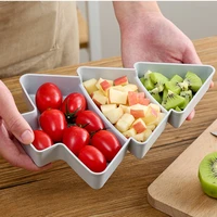 household food storage creative fruit tray fruit snack tray modern dried fruit basket plastic tray candy tray lunch tableware