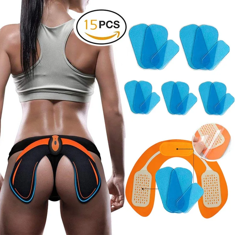

AbS EMS Hip Muscle Stimulator Gel Trainer Buttocks Muscle Hydrogel Sticker Stimulator Training Replacement Gel Sheet Pads