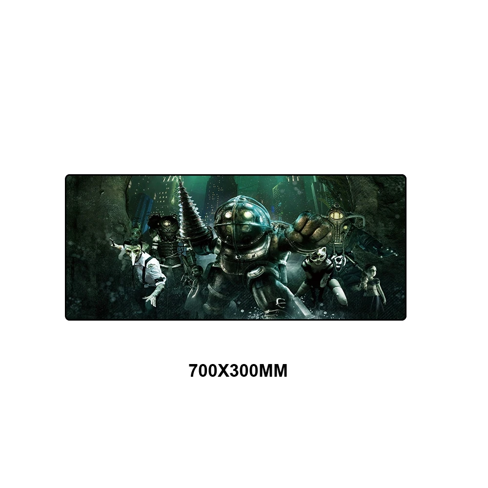 SHQB-002 Игровой коврик для мыши Bioshock, коврик для офисной мыши, коврик для настольной мыши, коврик для мыши, ПК, геймера, игровые коврики, игровая клавиатура, аксессуары для компьютера - Цвет: SHQB-002