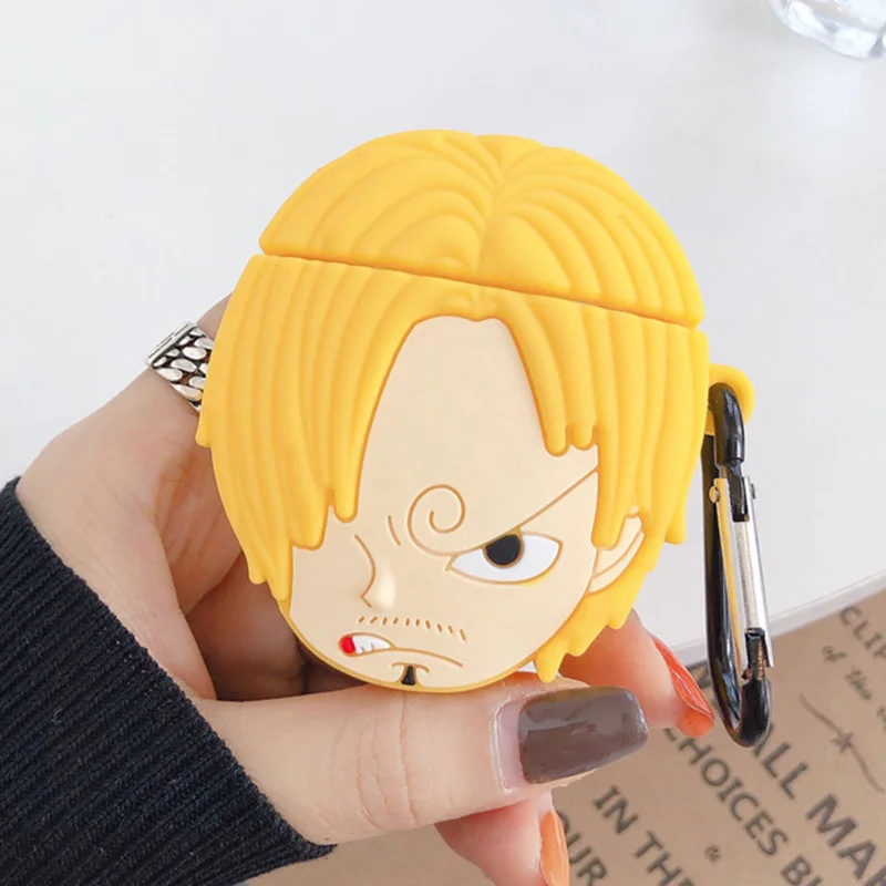 11 Манга для Apple Airpods чехол защитный чехол Япония Аниме one piece Law чехол для наушников s для Airpods 1 2 Мягкий силиконовый чехол для гарнитуры - Цвет: 11