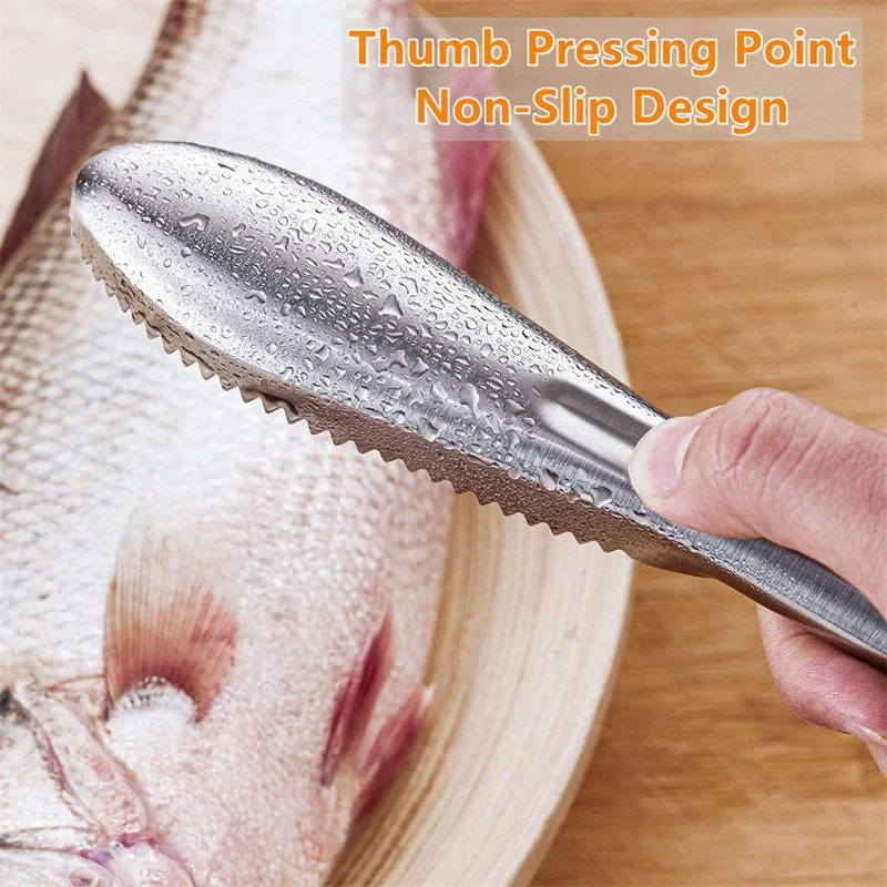 

Fish Scale Scraper Fish Skin Brush Lazy Easy To Use Seafood Tools Fast Remove Fish Knife Cleaning Kitchen Accessories