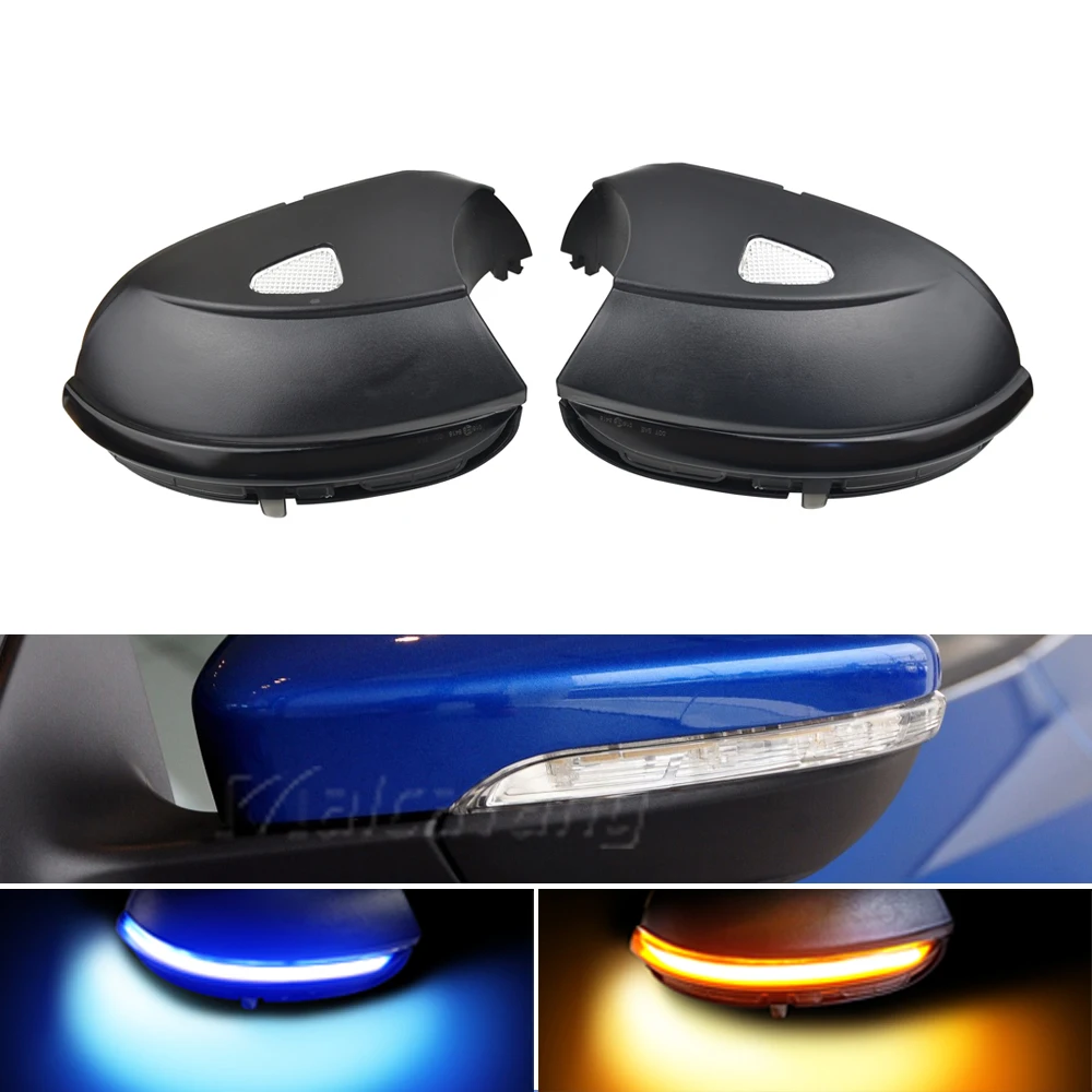 For VW Passat CC B7 Beetle Scirocco Jetta MK6 Flashing Water Rearview Side Dynamic Turn Signal Light Rearview Mirror Indicator