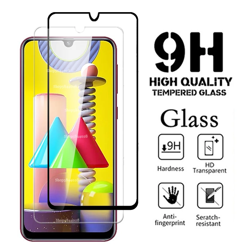 

Protective Glass for Samsung M31 Screen Protector Tempered Glass Camera Lens for Galaxy M21 M11 M30S 2020 M40 M10S Film Cover