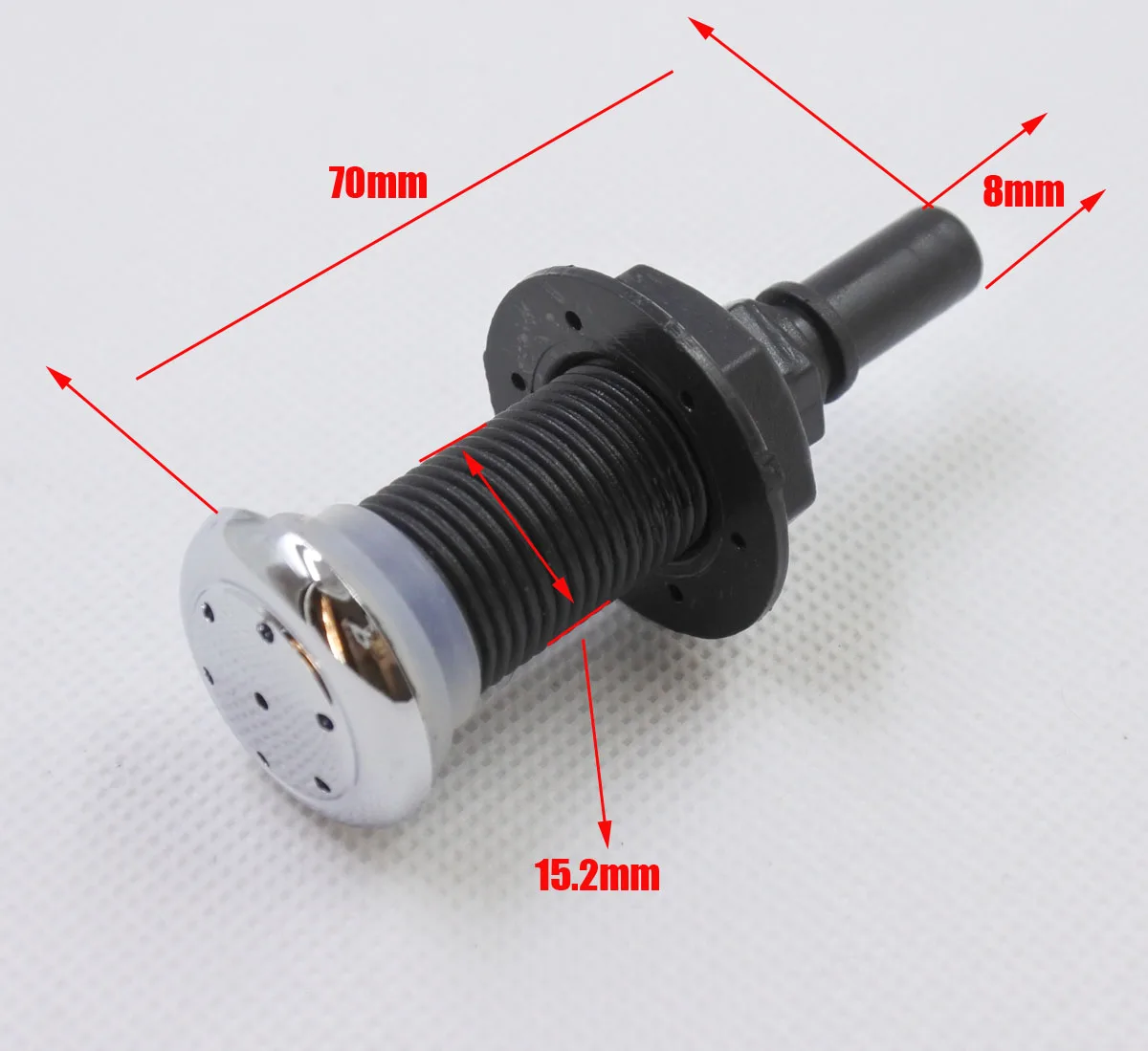 Струя воздуха для ванны струя воздушных пузырей спа с хромированным покрытием
