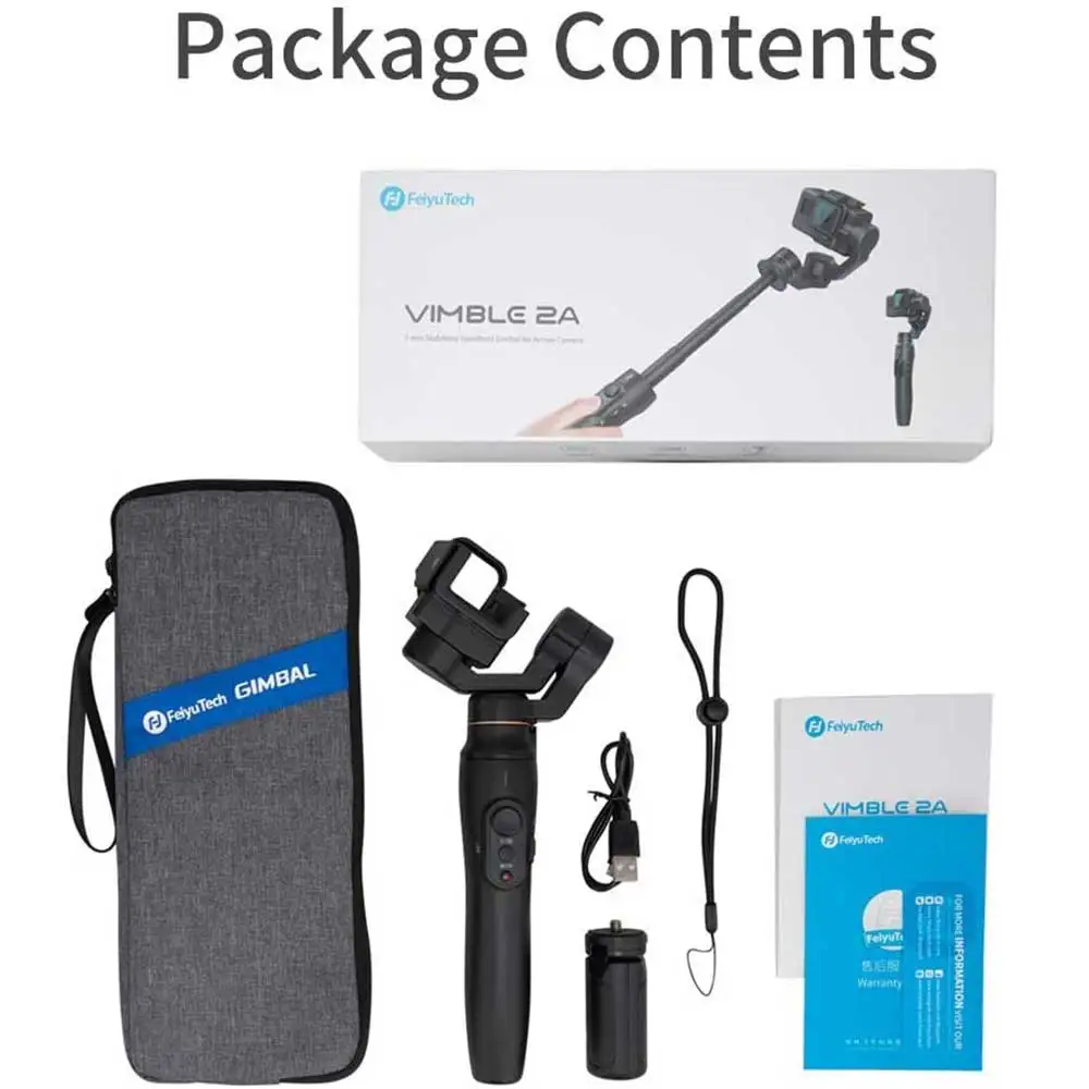 FeiyuTech Vimble 2A 3 осевой и портативный монопод с шарнирным замком Портативный
