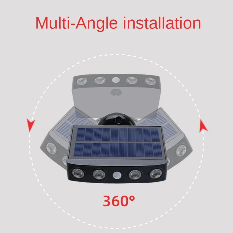 

4LED Solar Led Light Outdoor Rotatable Waterproof Super Bright Human Body Induction Lamp Garden Decoration Outdoor Solar Light