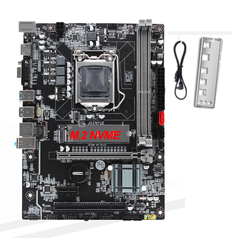 Bestellen B75 Desktop Motherboard Set Kit LGA 1155 Mit Intel I5 2500 Prozessor 8G(2*4G) DDR3 RAM Speicher Mico-ATX Pci-e 2,0 M.2 NVME