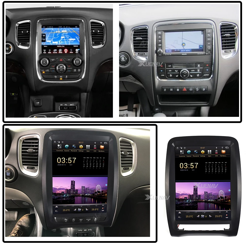 

Autoradio player for Dodge RAM 1500 Car stereo tesla style for Dodge Durango 2009-2020 autoradio multimedia player headunit