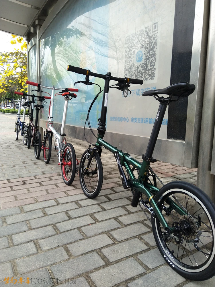 Fnhon FCG1609 складной велосипед 16 дюймов Minivelo CR-MO сталь V тормоз 9 скоростей городской Commuter велосипед для Shimano Shift ретро досуг BMX