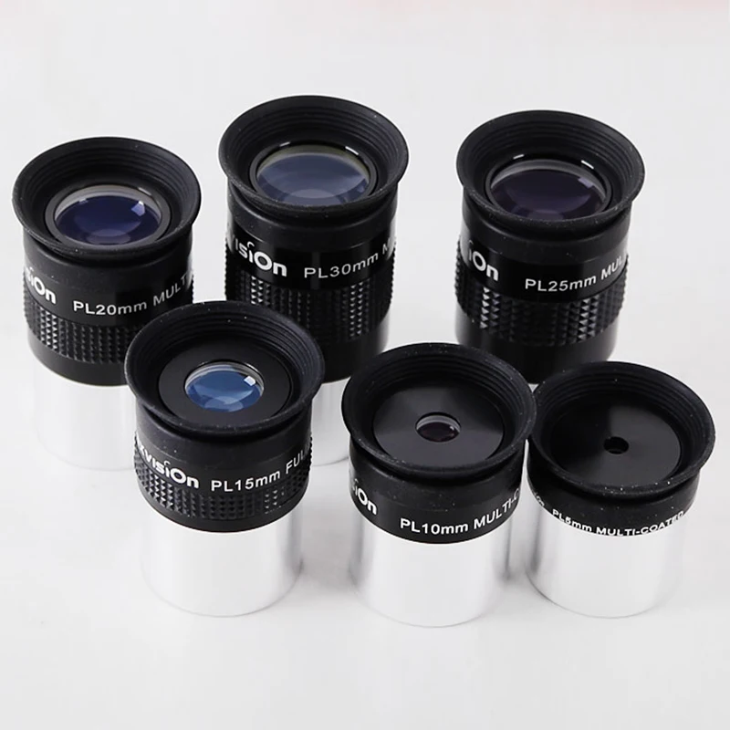 

50 Degrees 5/10/15/20/25/30mm Wide-Angle Focusing Eyepiece 1.25-Inch Astronomical Telescope