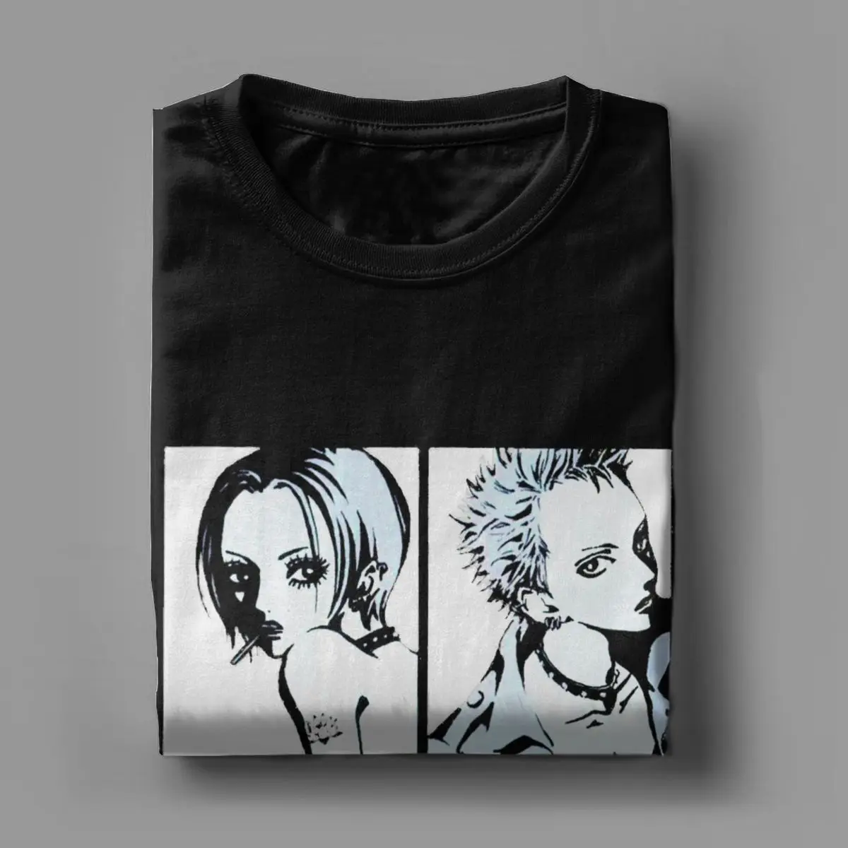 Футболка мужская с круглым вырезом забавная тенниска из 100% хлопка принтом Аниме