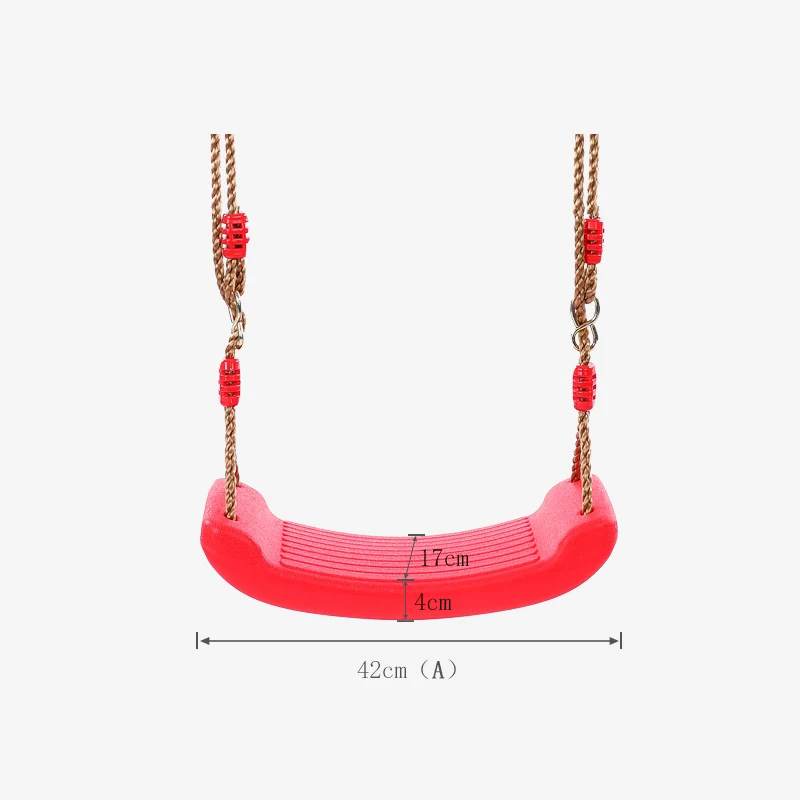 

Children's Toy Swing Equipment PE Plastic Swing Seat with Adjustable Rope Kids Tree Swing Seat Outdoor Indoor Interactive toys